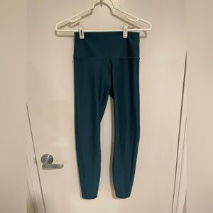 ALO Yoga 7/8 High Waist Airlift Leggings  - midnight green